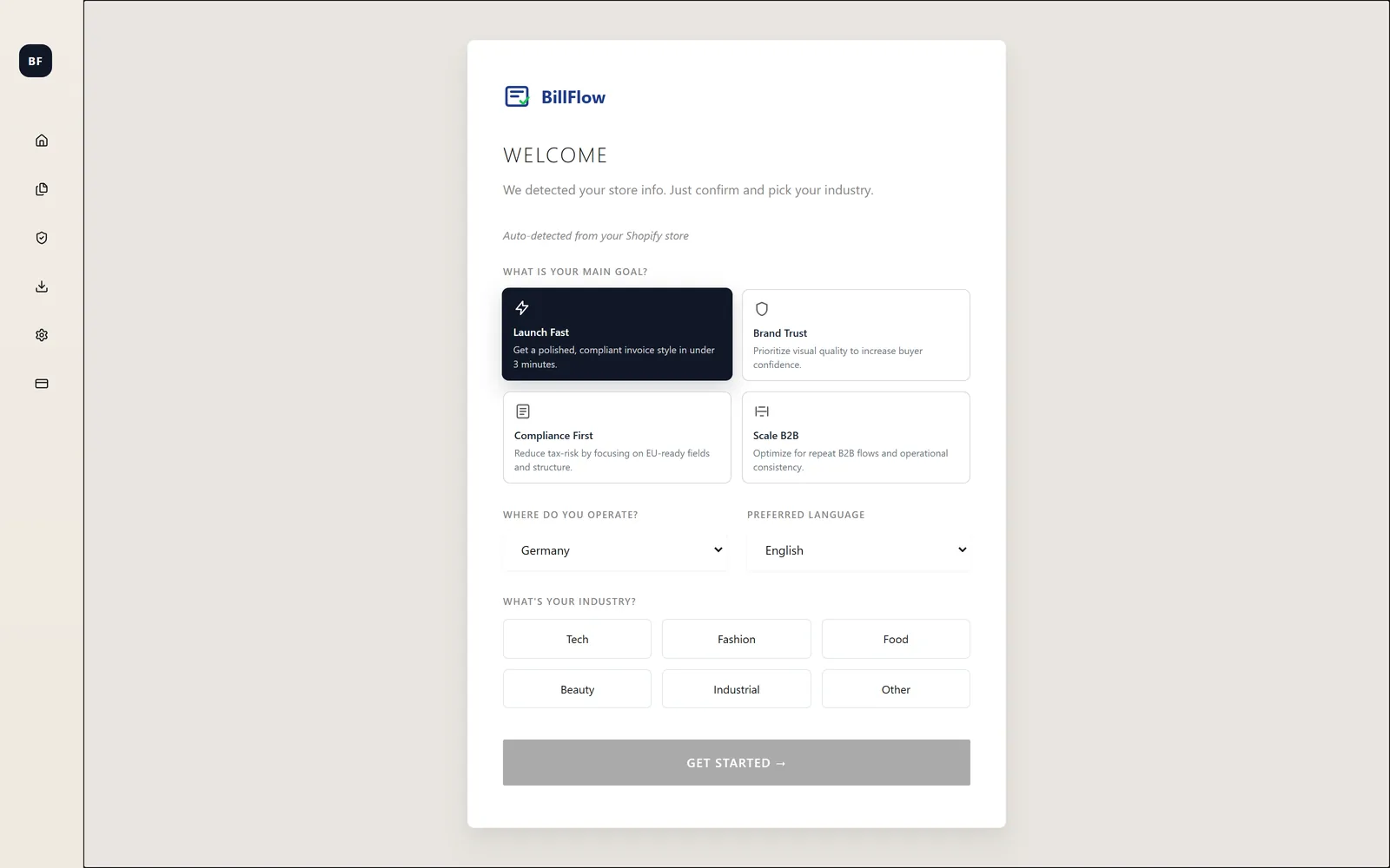 BillFlow — Stop a bad invoice before the buyer rejects it.